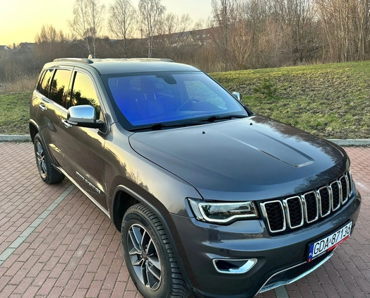 Jeep Grand Cherokee cena 119549 przebieg: 163600, rok produkcji 2019 z Dąbrowa Tarnowska małe 301